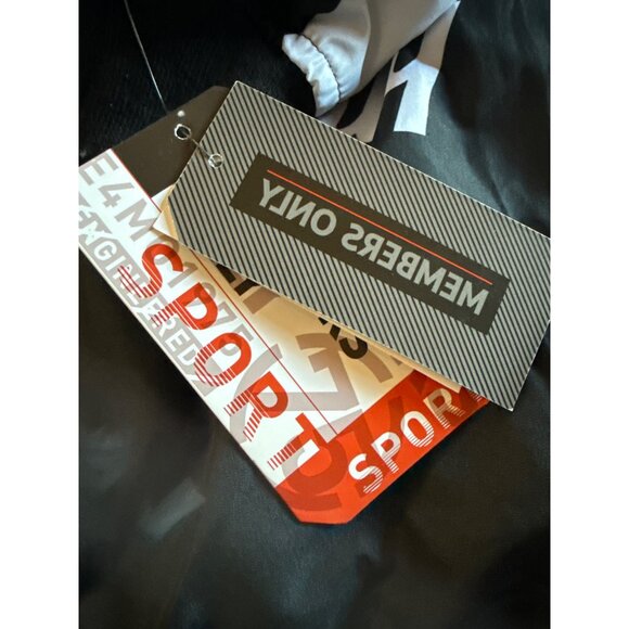 Members Only Sport Multicolor Racing Windbreaker Jacket Men's Small New with Tag - Picture 8 of 8